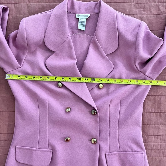 EUC Vintage Jennifer James Pink 2 Piece Suit with Skirt size 12 - Picture 11 of 11